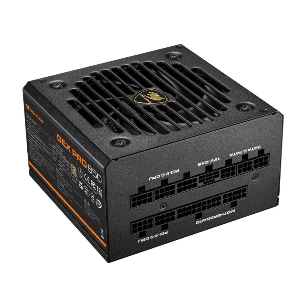 Napajalnik - 850W Cougar GEX 850 PRO 80Plus Gold 91% ATX 3.1 (Gen5) Modular 120mm črna (CGR GEXP-850) Cougar Napajalnik - 850W Cougar GEX 850 PRO 80Plus Gold 91% ATX 3.1 (Gen5) Modular 120mm črna (CGR GEXP-850)