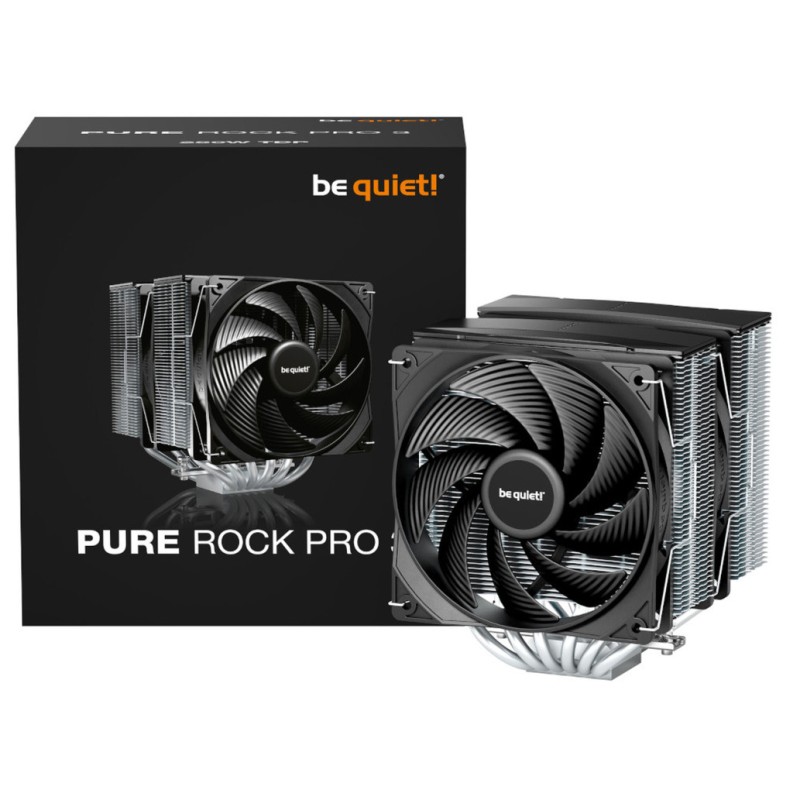 Zračni hladilnik be quiet! Pure Rock Pro 3 - 120mm 25,4 dB 155mm črna-srebrna (BK041) be quiet! Zračni hladilnik be quiet! Pure Rock Pro 3 - 120mm 25,4 dB 155mm črna-srebrna (BK041)