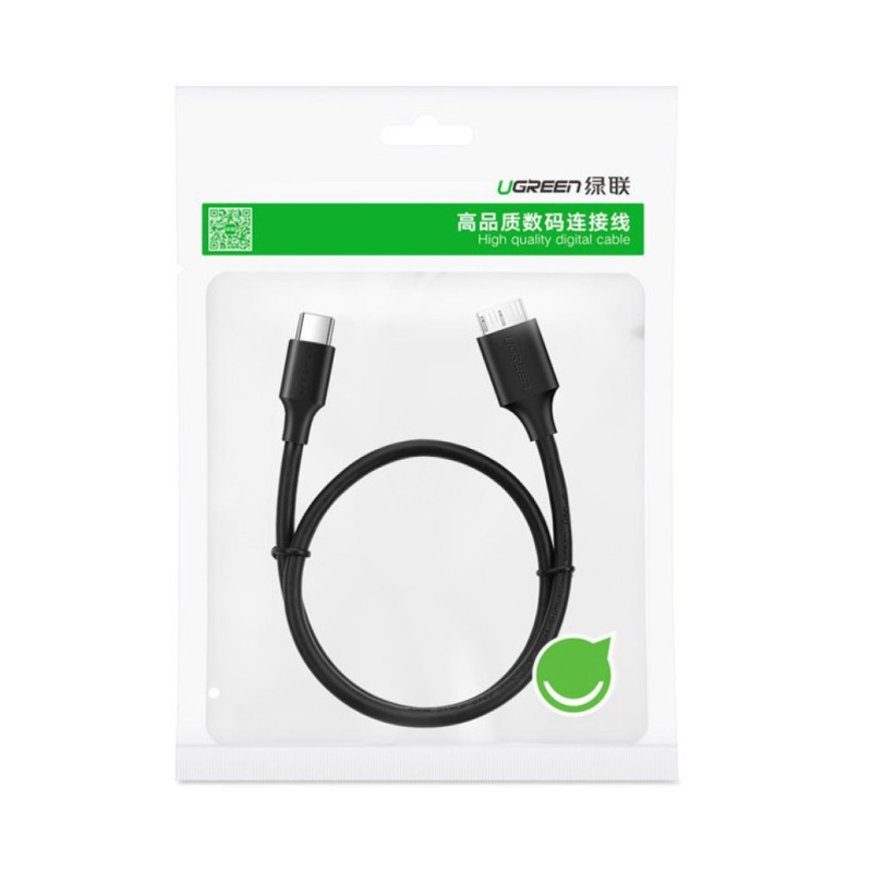 Kabel USB-C => USB 3.0 micro-B 1,00m Ugreen (20103) UGREEN Kabel USB-C => USB 3.0 micro-B 1,00m Ugreen (20103)