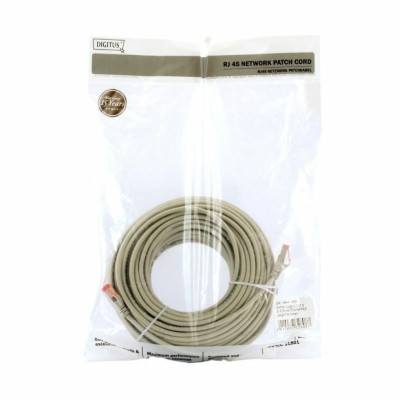 KABEL PATCH SFTP Cat 6 30m RJ45 Digitus siv (DK-1644-300) Digitus KABEL PATCH SFTP Cat 6 30m RJ45 Digitus siv (DK-1644-300)