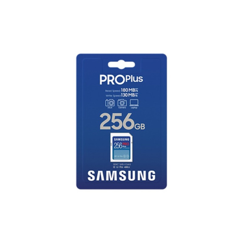 Spominska kartica SDXC 256GB Samsung Samsung PRO Plus 180MB/s/130MB/s U3 V30 UHS-I (MB-SD256S/EU) SAMSUNG Spominska kartica SDXC 256GB Samsung Samsung PRO Plus 180MB/s/130MB/s U3 V30 UHS-I (MB-SD256S/EU)