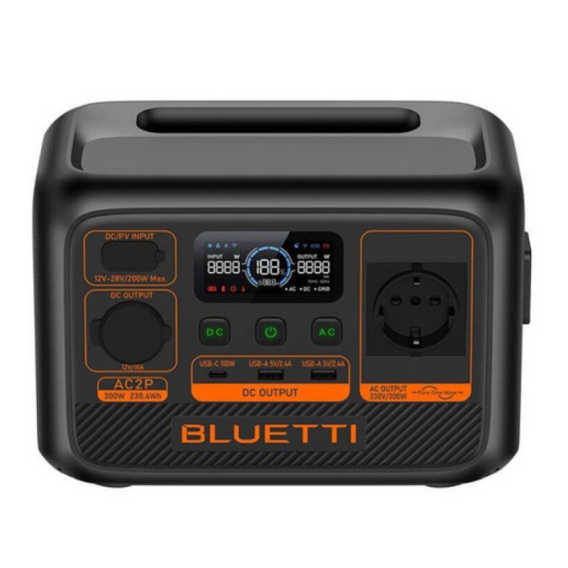 Polnilna postaja Bluetti AC2P 300W/230,4Wh Bluetti Polnilna postaja Bluetti AC2P 300W/230,4Wh