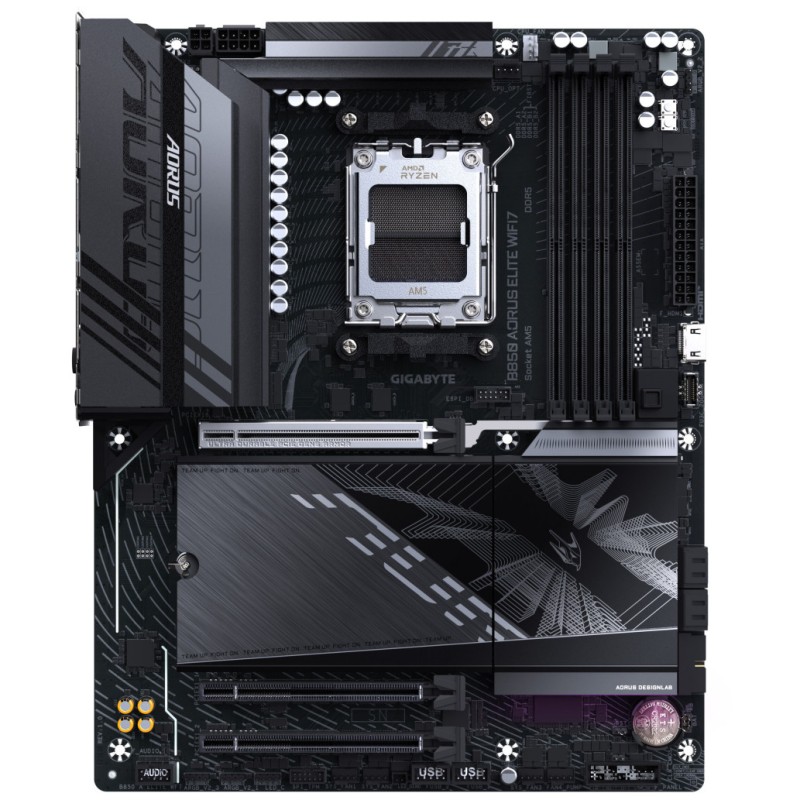 Osnovna plošča AM5 GigaByte B850 AORUS ELITE WiFi7 ATX 1xHDMI 1.4 1xDisplayPort 1.4 GIGABYTE Osnovna plošča AM5 GigaByte B850 AORUS ELITE WiFi7 ATX 1xHDMI 1.4 1xDisplayPort 1.4