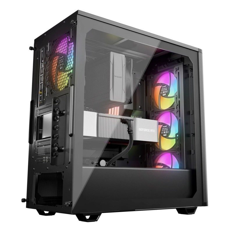 Ohišje be quiet! Pure Base 501 LX MidiATX - črna RGB be quiet! Ohišje be quiet! Pure Base 501 LX MidiATX - črna RGB