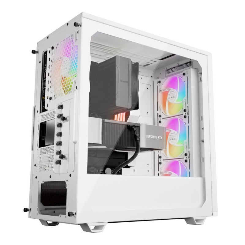 Ohišje be quiet! Pure Base 501 LX MidiATX - bela RGB be quiet! Ohišje be quiet! Pure Base 501 LX MidiATX - bela RGB