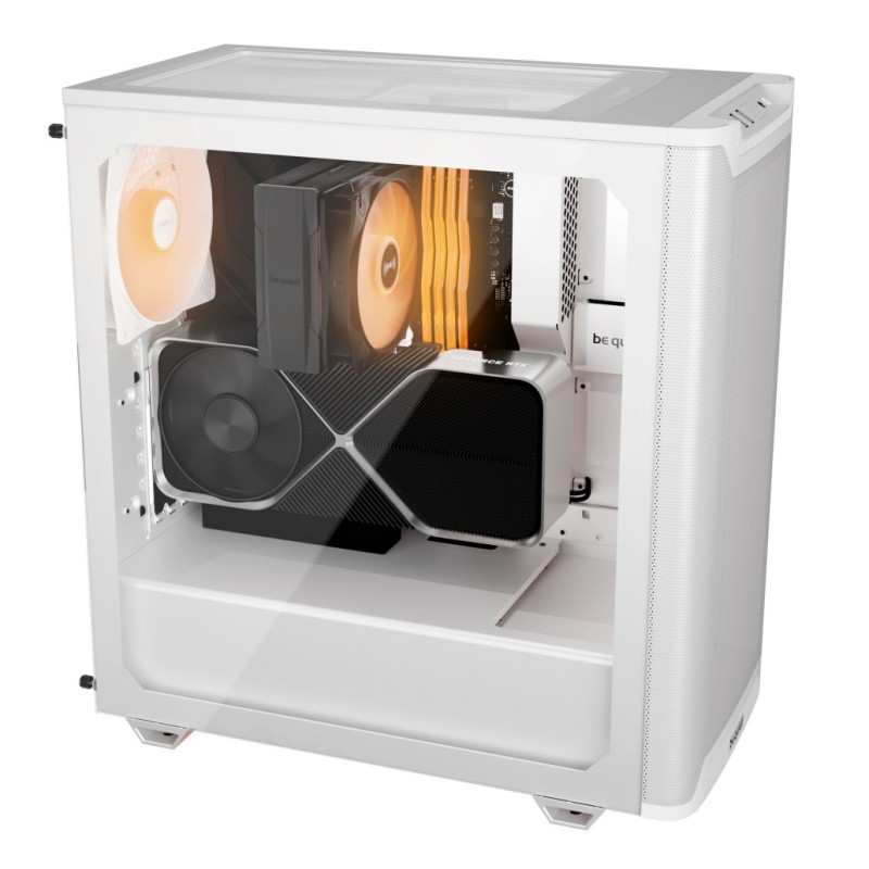 Ohišje be quiet! Pure Base 501 LX MidiATX - bela RGB be quiet! Ohišje be quiet! Pure Base 501 LX MidiATX - bela RGB