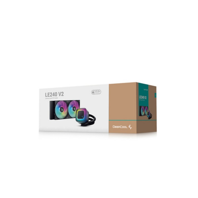 Vodno hlajenje DeepCool LE240 V2 - 240mm ARGB črna (R-LE240-BKAMMC-G-2) Deepcool Vodno hlajenje DeepCool LE240 V2 - 240mm ARGB črna (R-LE240-BKAMMC-G-2)