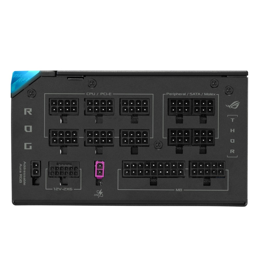 Napajalnik - 1000W Asus ROG Thor III 80Plus Platinum 94% ATX 3.1 (Gen5) Modular 140mm črna (90YE00V3-B0NA00) ASUS Napajalnik - 1000W Asus ROG Thor III 80Plus Platinum 94% ATX 3.1 (Gen5) Modular 140mm črna (90YE00V3-B0NA00)