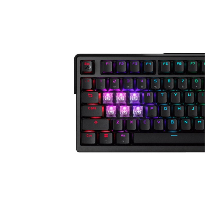 Gaming Tipkovnica brezžična + Bluetooth Asus ROG Azoth Extreme Wireless US | črna RGB (90MP03MA-BKUA01) ASUS Gaming Tipkovnica brezžična + Bluetooth Asus ROG Azoth Extreme Wireless US | črna RGB (90MP03MA-BKUA01)
