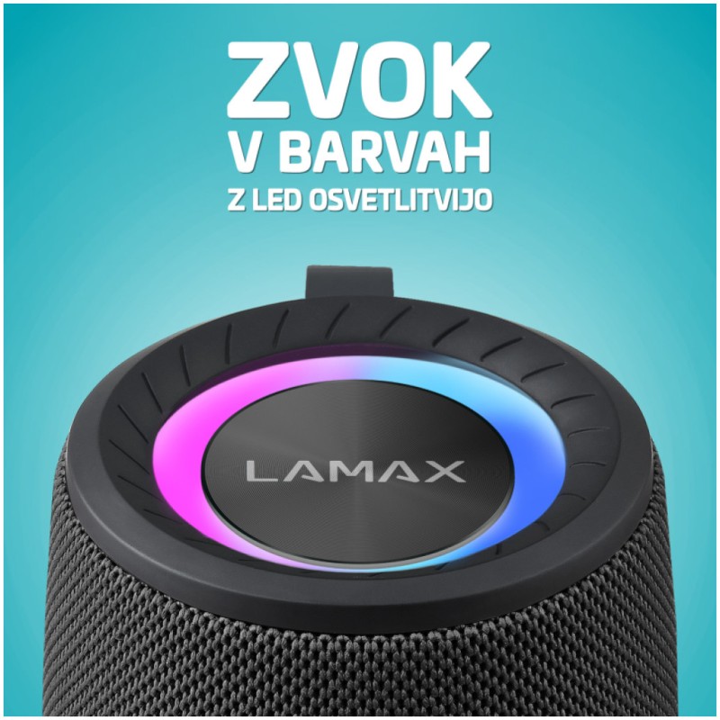 Zvočnik prenosni bluetooth Lamax Waver1 20W 1.0 (črna)
