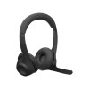 Slušalke brezžične Logitech naglavne z mikrofonom BT USB sprejemnik - Zone 305 črne MS Teams certificirane (981-001451)