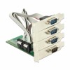 Kontroler PCI-Express => 4x serijski COM port RS232 9pin Delock + Low Profile 89557