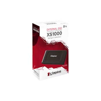 Prenosni disk SSD 2TB USB-C Kingston XS1000 1050/1000MB/s  - črna (SXS1000/2000G)