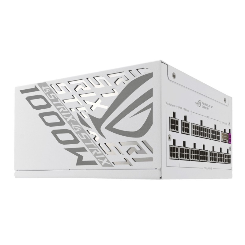 Napajalnik - 1000W Asus ROG STRIX 80Plus Platinum 92% ATX 3.1 (Gen5) Modular 120mm bela (90YE00W4-B0NA00) ASUS Napajalnik - 1000W Asus ROG STRIX 80Plus Platinum 92% ATX 3.1 (Gen5) Modular 120mm bela (90YE00W4-B0NA00)