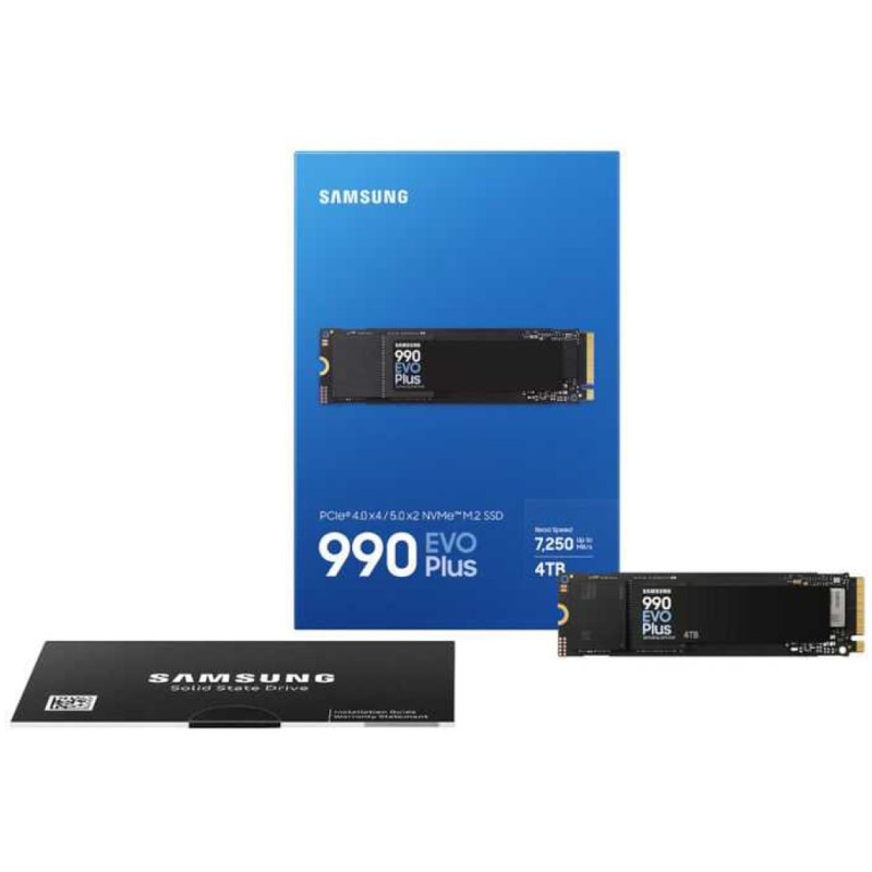 Disk SSD M.2 NVMe PCIe 4.0 4TB Samsung 990 EVO Plus 2280 7250/6300MB/s (MZ-V9S4T0BW) SAMSUNG Disk SSD M.2 NVMe PCIe 4.0 4TB Samsung 990 EVO Plus 2280 7250/6300MB/s (MZ-V9S4T0BW)