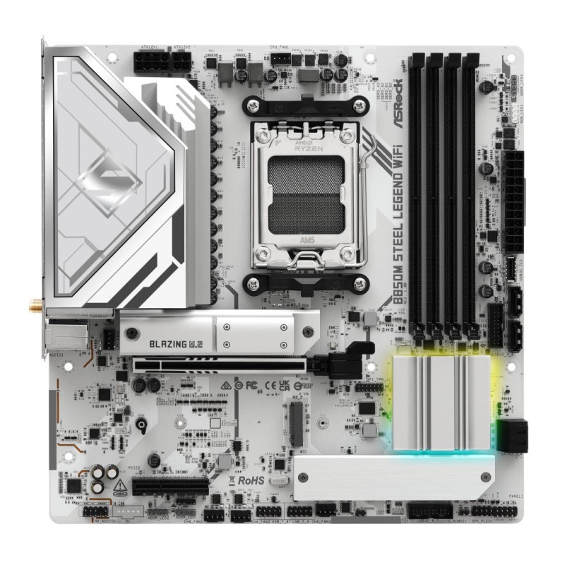 Osnovna plošča AM5 Asrock Steel Legend WiFi microATX 1xHDMI 1.4 1xDisplayPort Asrock Osnovna plošča AM5 Asrock Steel Legend WiFi microATX 1xHDMI 1.4 1xDisplayPort