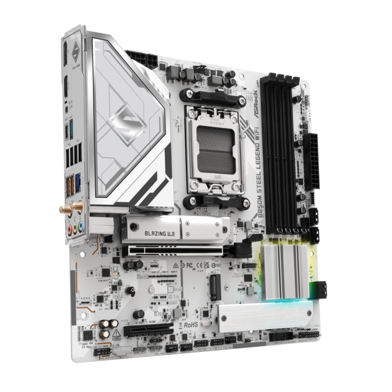 Osnovna plošča AM5 Asrock Steel Legend WiFi microATX 1xHDMI 1.4 1xDisplayPort Asrock Osnovna plošča AM5 Asrock Steel Legend WiFi microATX 1xHDMI 1.4 1xDisplayPort