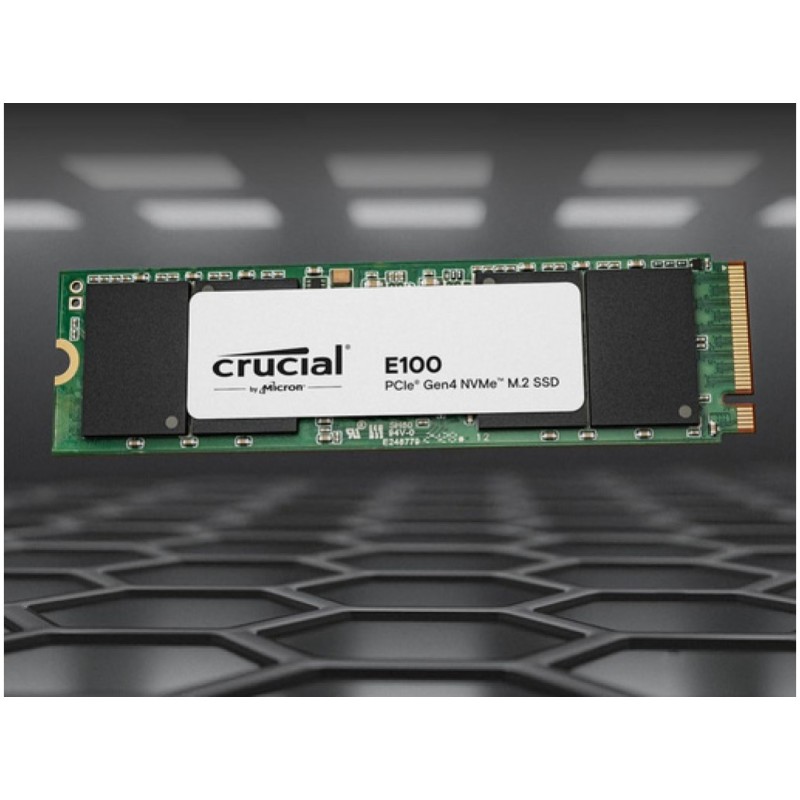 Disk SSD M.2 NVMe PCIe 4.0 480GB Crucial E100 2280 4500/2500MB/s (CT480E100SSD8) CRUCIAL Disk SSD M.2 NVMe PCIe 4.0 480GB Crucial E100 2280 4500/2500MB/s (CT480E100SSD8)