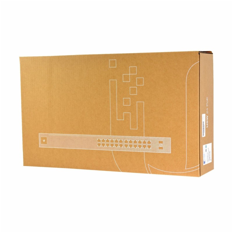 STIKALO 24-PORT + 2x SFP Ubiquiti 10/100/1000 (USW-24-EU) UBIQUITI STIKALO 24-PORT + 2x SFP Ubiquiti 10/100/1000 (USW-24-EU)