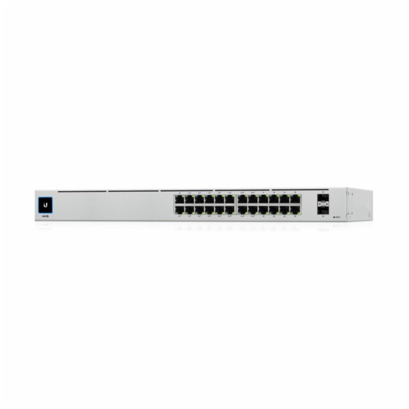 STIKALO 24-PORT + 2x SFP Ubiquiti 10/100/1000 (USW-24-EU) UBIQUITI STIKALO 24-PORT + 2x SFP Ubiquiti 10/100/1000 (USW-24-EU)