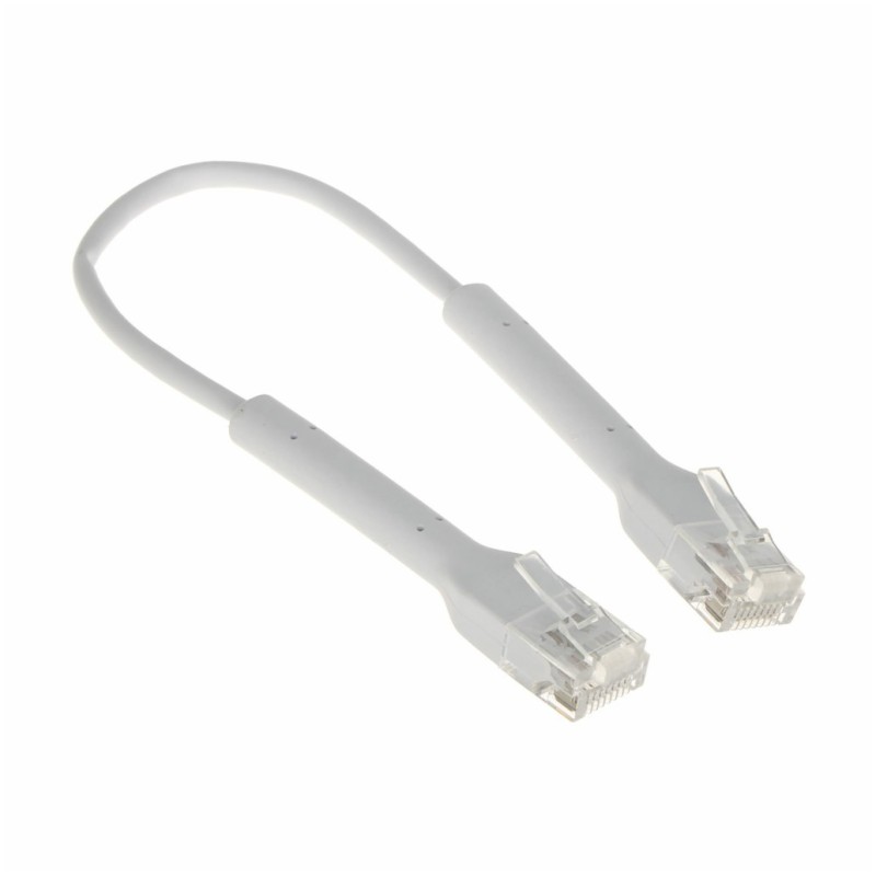 KABEL PATCH UTP Cat 6 0,1m RJ45 1Gbit Ubiquiti - bel, upogljiv UBIQUITI KABEL PATCH UTP Cat 6 0,1m RJ45 1Gbit Ubiquiti - bel, upogljiv