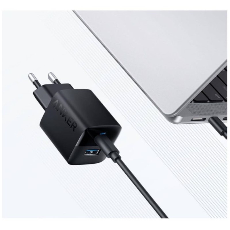 Hišni polnilec 100-240V => 1x USB-C in 1x USB-A 33W za mobilni telefon ali tablični računalnik Anker 323 PIQ 3.0 črn (A2331G11) ANKER Hišni polnilec 100-240V => 1x USB-C in 1x USB-A 33W za mobilni telefon ali tablični računalnik Anker 323 PIQ 3.0 črn (A2331G11)