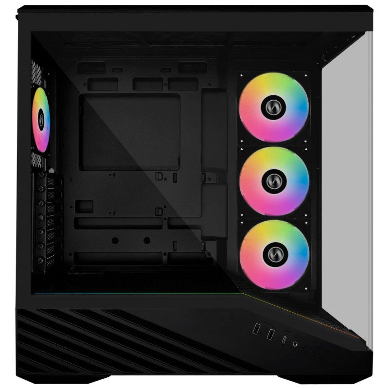 Ohišje Lian-Li Vector V100 MidiATX - črna RGB Lian-Li Ohišje Lian-Li Vector V100 MidiATX - črna RGB