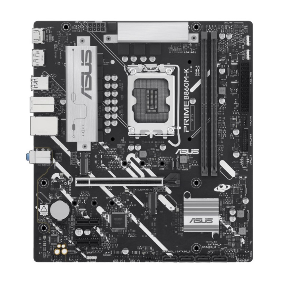 Osnovna plošča LGA1851 Asus PRIME B860M-K microATX 1xHDMI 1xDisplayPort ASUS Osnovna plošča LGA1851 Asus PRIME B860M-K microATX 1xHDMI 1xDisplayPort