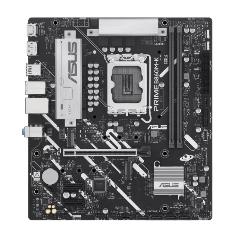 Osnovna plošča LGA1851 Asus PRIME B860M-K microATX 1xHDMI 1xDisplayPort ASUS Osnovna plošča LGA1851 Asus PRIME B860M-K microATX 1xHDMI 1xDisplayPort