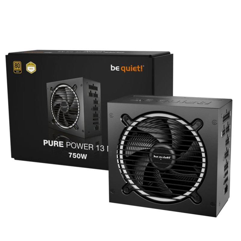 Napajalnik - 750W be quiet! Pure Power 13 M 80Plus Gold 94% ATX 12V V3.1 Modular 120mm (BP026EU) be quiet! Napajalnik - 750W be quiet! Pure Power 13 M 80Plus Gold 94% ATX 12V V3.1 Modular 120mm (BP026EU)
