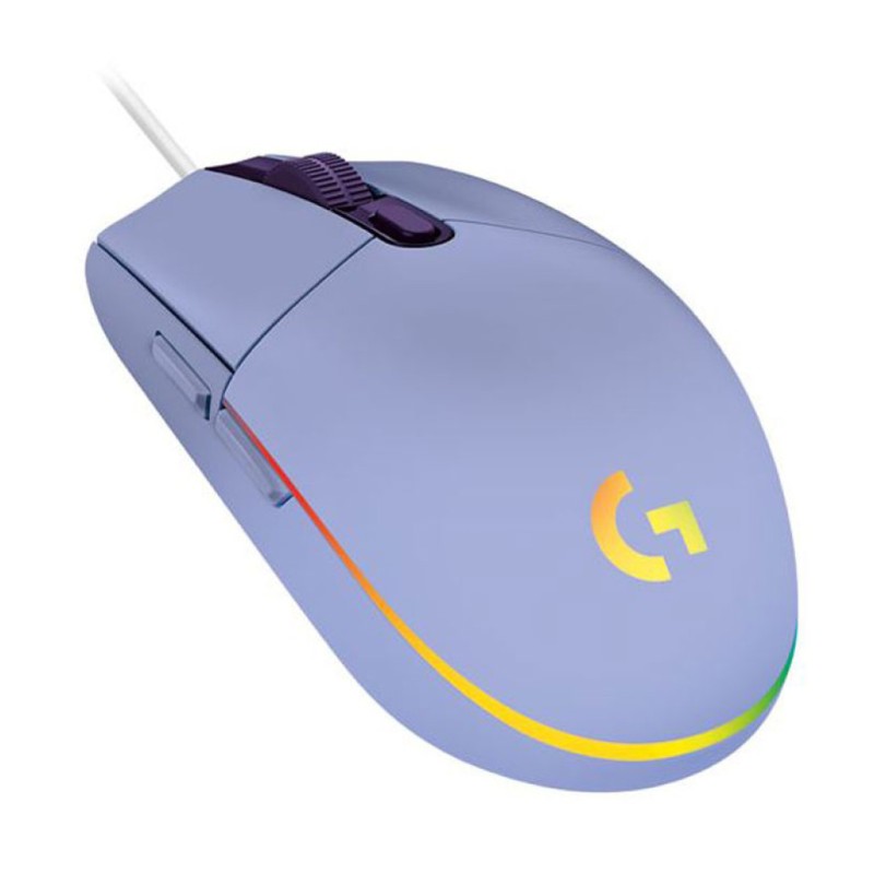 Miš Logitech USB G102 optična LightSync 8000DPI vijolična (910-005854) LOGITECH Miš Logitech USB G102 optična LightSync 8000DPI vijolična (910-005854)