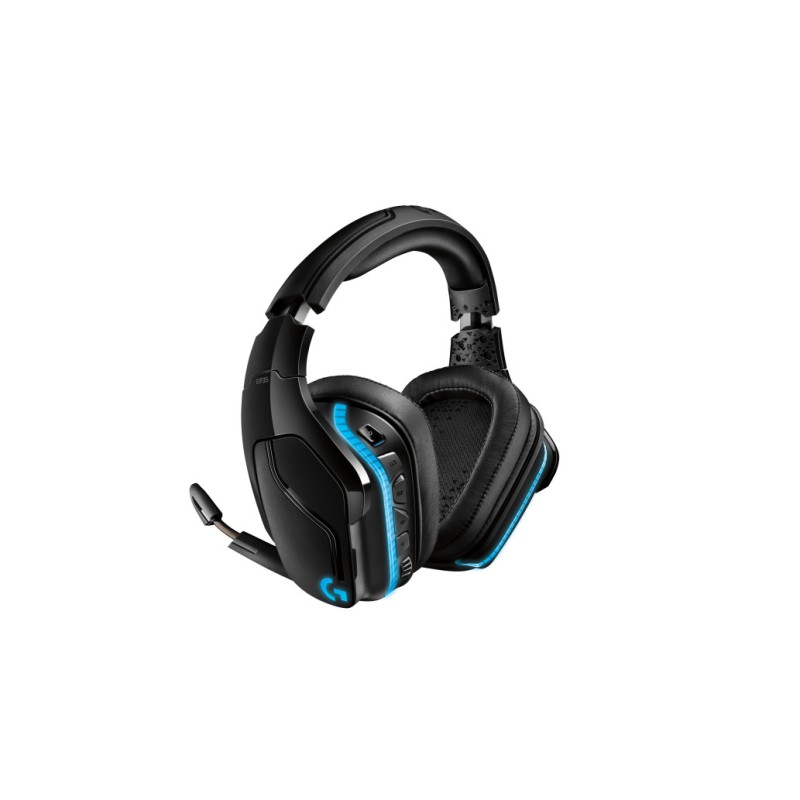 Slušalke brezžične Logitech naglavne BT/1x3,5mm G935 črna LightSync Gaming (981-000744) LOGITECH Slušalke brezžične Logitech naglavne BT/1x3,5mm G935 črna LightSync Gaming (981-000744)