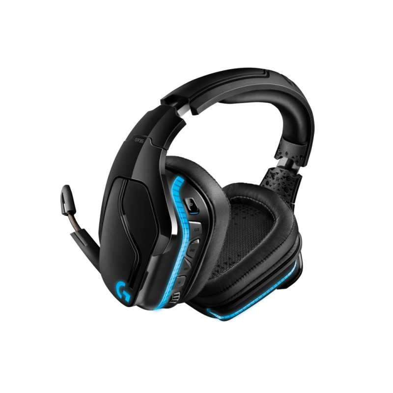 Slušalke brezžične Logitech naglavne BT/1x3,5mm G935 črna LightSync Gaming (981-000744) LOGITECH Slušalke brezžične Logitech naglavne BT/1x3,5mm G935 črna LightSync Gaming (981-000744)