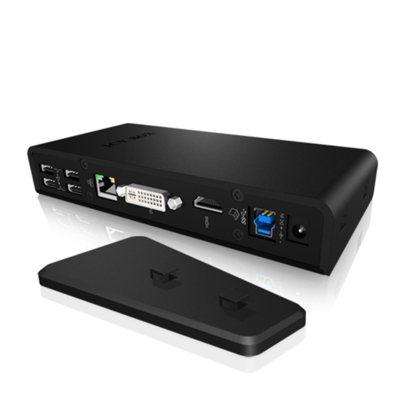 Priklopna postaja USB-A =>Icy Box IB-DK2241AC HDMI DVI 4xUSB2.0, 3xUSB3.0 1xLAN 2x3,5mm (20850) Icy Box Priklopna postaja USB-A =>Icy Box IB-DK2241AC HDMI DVI 4xUSB2.0, 3xUSB3.0 1xLAN 2x3,5mm (20850)