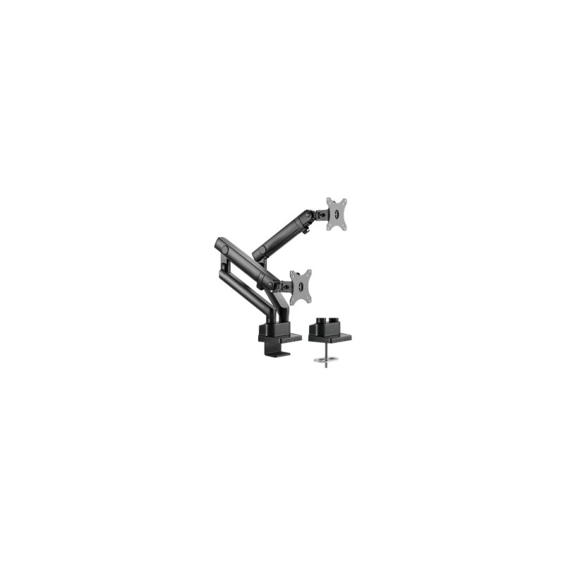 Nosilec za LCD monitor 58,4 - 81,28 cm (23-32) IcyBox dvojni nosilec z montažo na rob mize Icy Box Nosilec za LCD monitor 58,4 - 81,28 cm (23-32) IcyBox dvojni nosilec z montažo na rob mize