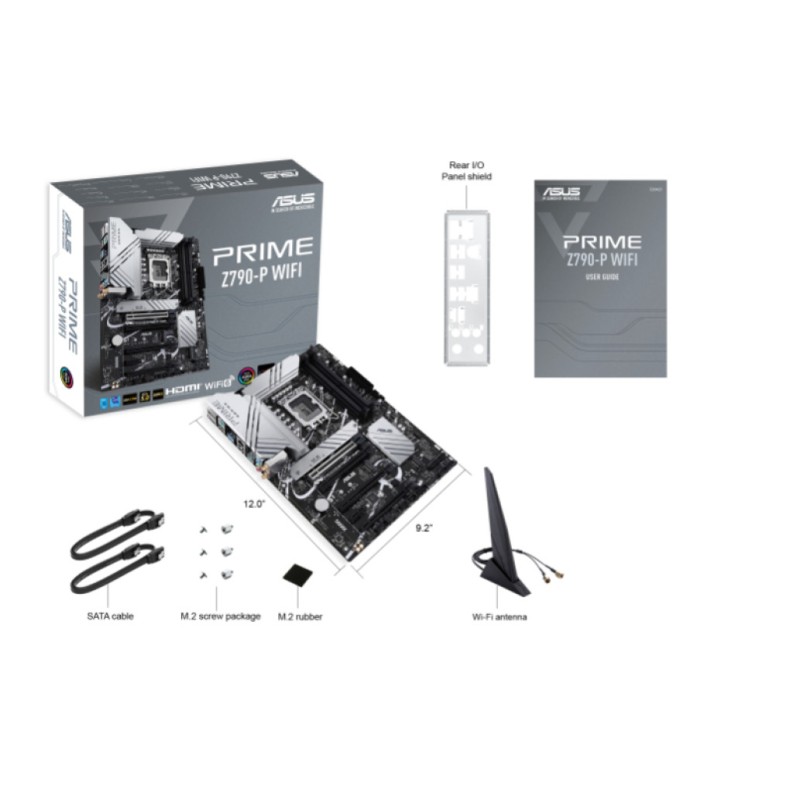 Osnovna plošča 1700 Asus PRIME Z790-P WIFI ATX 1xHDMI 2.1 1xDisplayPort 1.4 ASUS Osnovna plošča 1700 Asus PRIME Z790-P WIFI ATX 1xHDMI 2.1 1xDisplayPort 1.4