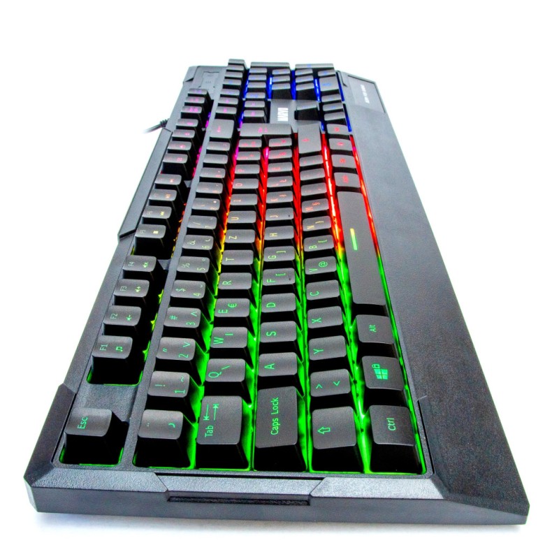 Gaming Tipkovnica Žična Marvo K606 SLO - US International | SLO gravura črna RGB (9952) Marvo Gaming Tipkovnica Žična Marvo K606 SLO - US International | SLO gravura črna RGB (9952)