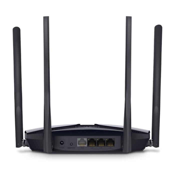 Usmerjevalnik brezžični MERCUSYS MR80X WiFi6 802.11ax AX3000 3xLAN+WAN (MR80X)
