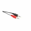 Slušalke žične SBOX naglavne z mikrofonom 2x3,5mm HS-201 črne (HS-201)