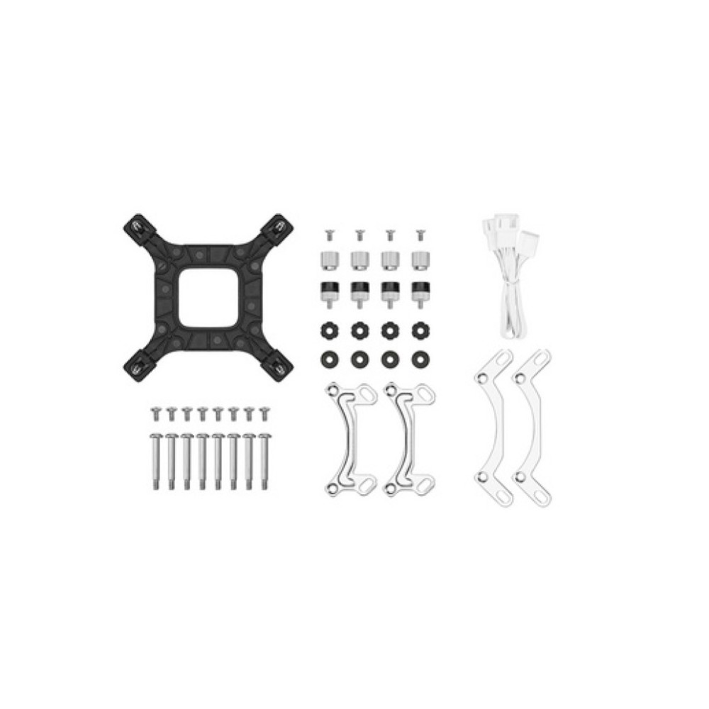 Vodno hlajenje DeepCool LE240 V2 - 240mm ARGB bel (R-LE240-WHAMMN-G-2)