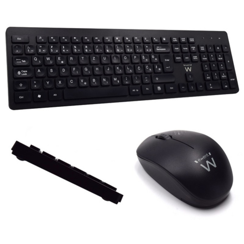 Tipkovnica in miš Ewent USB Multimedia Combo SLO črna (EW3257) Ewent Tipkovnica in miš Ewent USB Multimedia Combo SLO črna (EW3257)