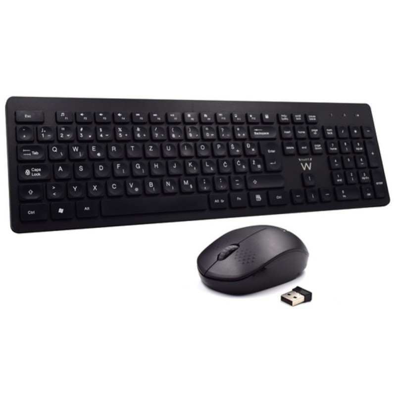 Tipkovnica in miš Ewent USB Multimedia Combo SLO črna (EW3257) Ewent Tipkovnica in miš Ewent USB Multimedia Combo SLO črna (EW3257)