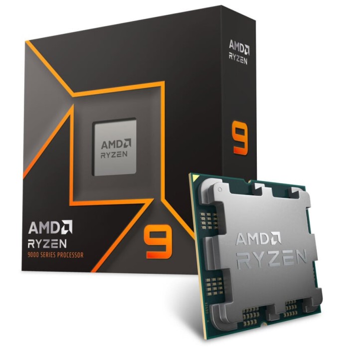 Procesor AMD AM5 Ryzen 9 9950X 16C/32T 4,3/5,7GHz BOX 170W grafika Radeon brez hladilnika