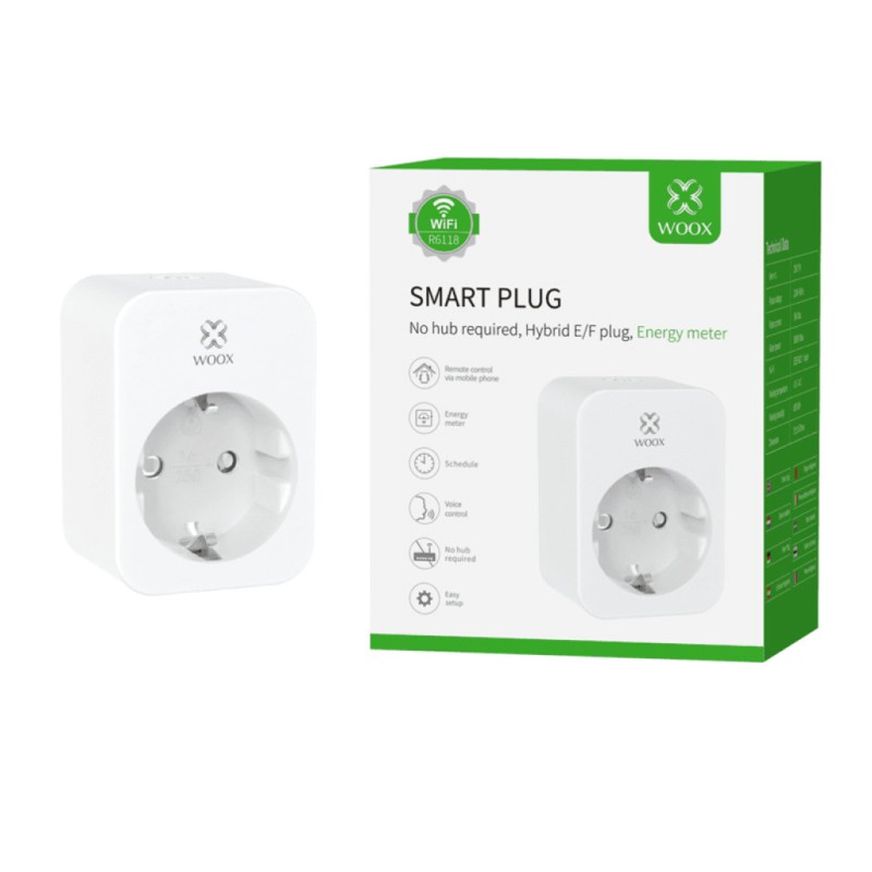 Pametna hiša - WiFi/BT vtičnica Woox R6118 Smart brezžična