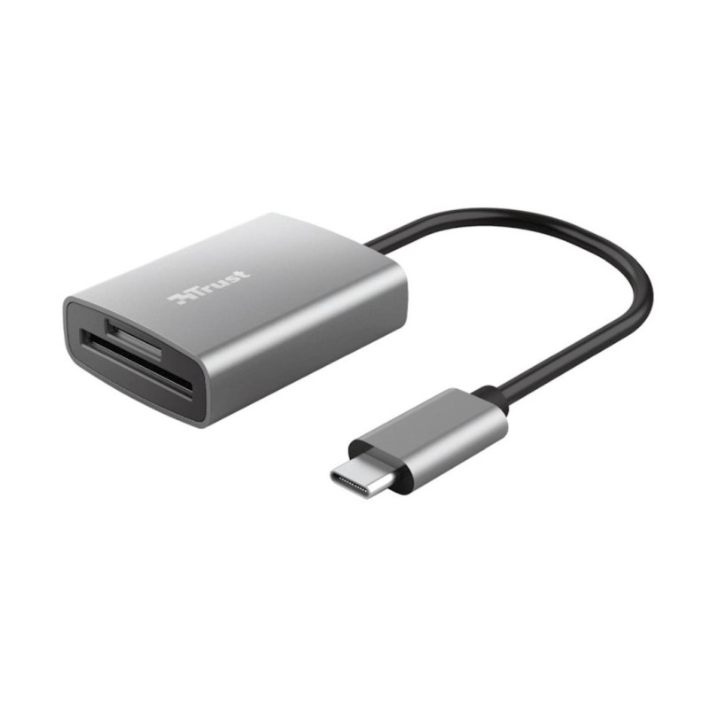 Zunanji čitalec kartic USB-C 3.2 Gen1 Dalyx za microSD in SD kartice Trust (24136) TRUST Zunanji čitalec kartic USB-C 3.2 Gen1 Dalyx za microSD in SD kartice Trust (24136)