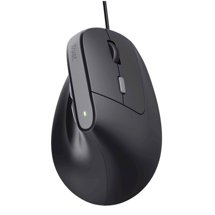 Miš Trust Žična Bayo II ergonomska črna 2400DPI (25144)