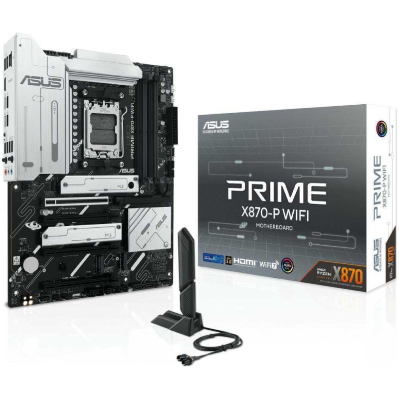 Osnovna plošča AM5 Asus Prime X870-P WiFi ATX 1xHDMI ASUS Osnovna plošča AM5 Asus Prime X870-P WiFi ATX 1xHDMI