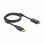 Kabel DisplayPort (m) => HDMI (m) 1,0m Delock 4K@60Hz črn (85955)