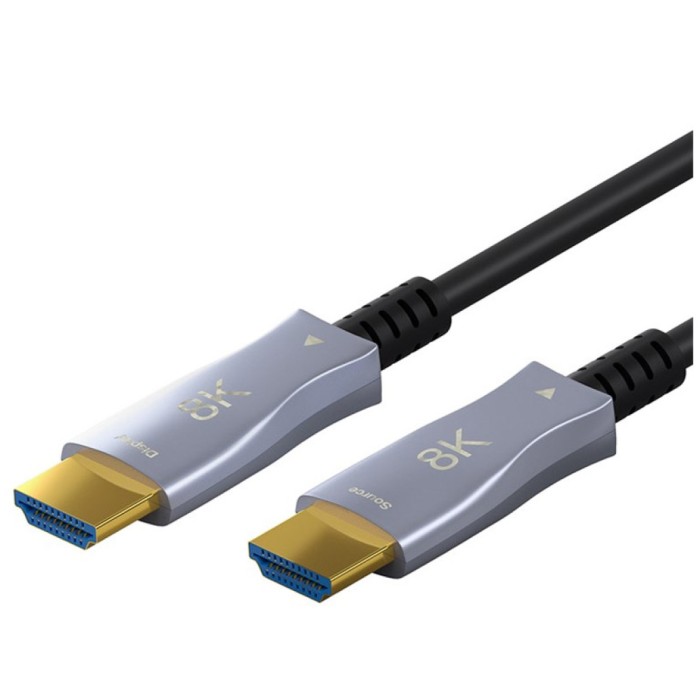 KABEL HDMI/HDMI M/M 10,0m Goobay AOC Optical Hybrid Ultra High Speed 2.1 8K@60Hz z Ethernet pozlačen črn (65558) KABEL HDMI/HDMI M/M 10,0m Goobay AOC Optical Hybrid Ultra High Speed 2.1 8K@60Hz z Ethernet pozlačen črn (65558)