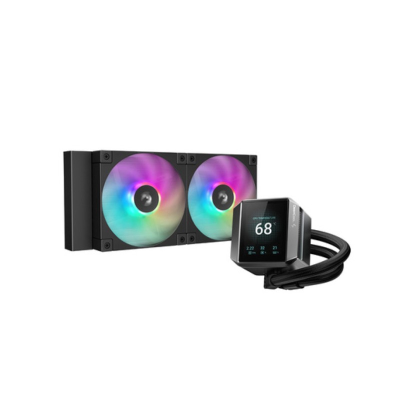 Vodno hlajenje DeepCool Mystique 240 - 240mm ARGB črna (R-LX550-BKADSNC-G-1)